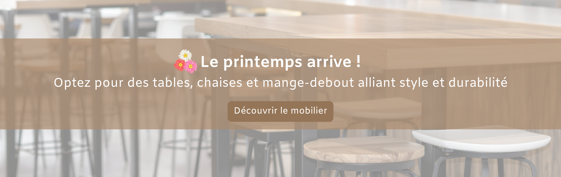 Le printemps arrive !